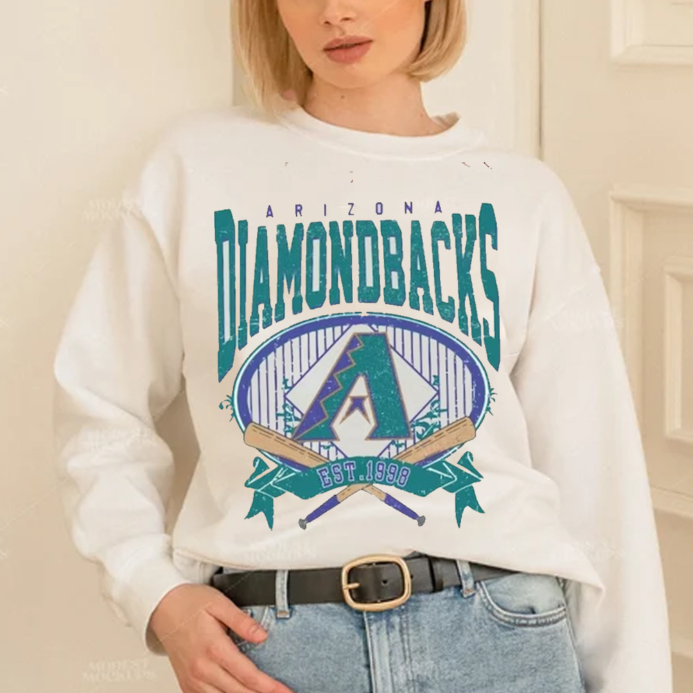 Vintage Arizona Diamondback Sweatshirt Arizona Baseball Sweatshirt